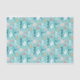 Kerstversiering aan de kust tissuepapier