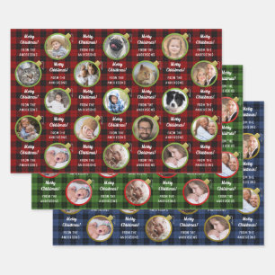 kerstversiering Aangepaste tekst Aangepaste tekst  Inpakpapier Vel