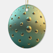 Kerstversiering Abstract en raar Keramisch Ornament (Links)