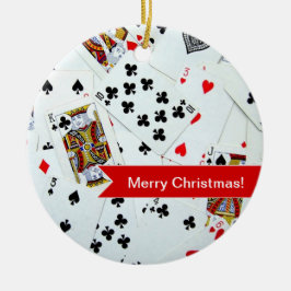 kerstversiering afspelen keramisch ornament