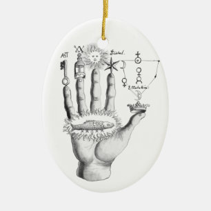 kerstversiering - Alchemy-teken Keramisch Ornament