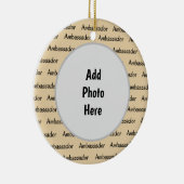 kerstversiering ambassadeur Scout Keramisch Ornament (Rechts)