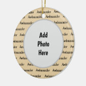 kerstversiering ambassadeur Scout Keramisch Ornament (Links)