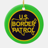 kerstversiering Amerikaanse patrouille Keramisch Ornament (Achterkant)