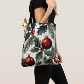 Kerstversiering, Auteur Natasha Us Tote Bag (Dichtbij)