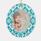 Kerstversiering - Baby's eerste kerst Keramisch Ornament (Links)