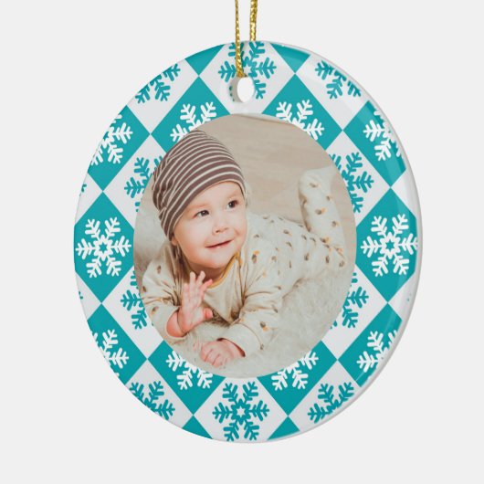 Kerstversiering - Baby's eerste kerst Keramisch Ornament (Links)