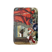 kerstversiering badmat (Voorkant Verticaal)