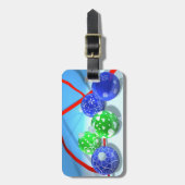 kerstversiering bagagelabel (Voorkant verticaal)