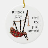 kerstversiering BAGPIPES Keramisch Ornament (Voorkant)