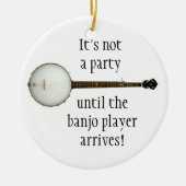 kerstversiering BANJO Keramisch Ornament (Voorkant)