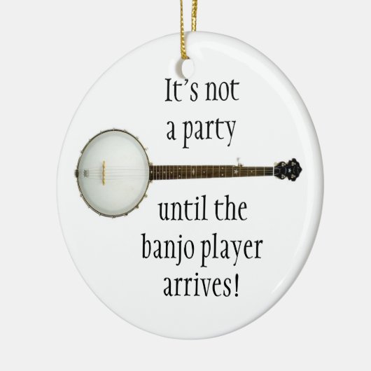 kerstversiering BANJO Keramisch Ornament (Links)