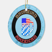 kerstversiering Beiers-Amerikaans Duits Keramisch Ornament (Links)