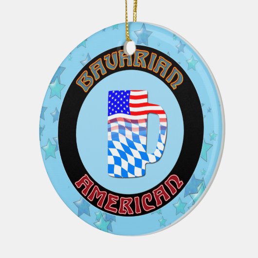 kerstversiering Beiers-Amerikaans Duits Keramisch Ornament (Links)