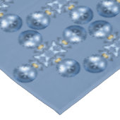 kerstversiering Blauwe Elegante Feestdagen Tablecl Tafelkleed (Gekanteld)