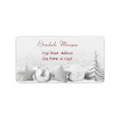 kerstversiering, Bokeh Etiket (Voorkant)