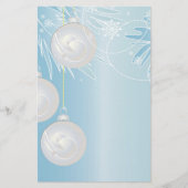 kerstversiering briefpapier (Voorkant)