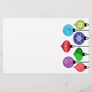 kerstversiering briefpapier