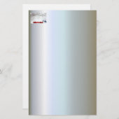 kerstversiering briefpapier (Voorkant / Achterkant)