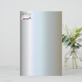 kerstversiering briefpapier (Staand voorkant)