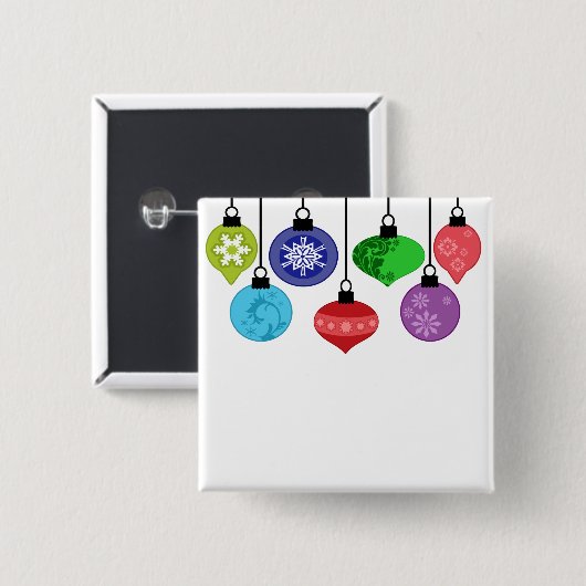 kerstversiering Button (Voorkant /achterkant)