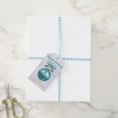 kerstversiering cadeaulabel (Met Touw)