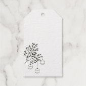 Kerstversiering cadeaulabels (Achterkant)