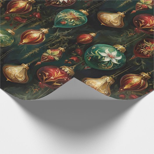 kerstversiering cadeaupapier (Hoek)