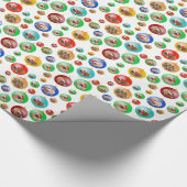 kerstversiering cadeaupapier (Hoek)