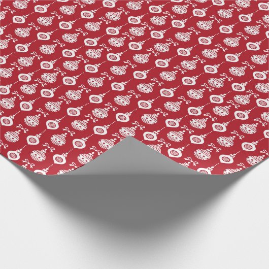 kerstversiering cadeaupapier (Hoek)