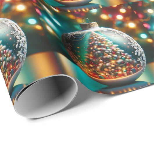 kerstversiering cadeaupapier (Rol Hoek)