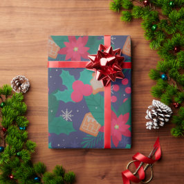 kerstversiering cadeaupapier