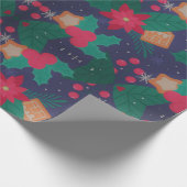 kerstversiering  cadeaupapier (Hoek)