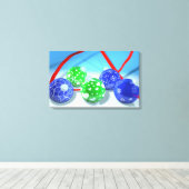 kerstversiering canvas afdruk (Insitu (Houten vloer))