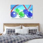 kerstversiering canvas afdruk (Insitu (Slaapkamer))