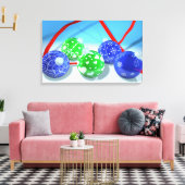 kerstversiering canvas afdruk (Insitu (Woonkamer))