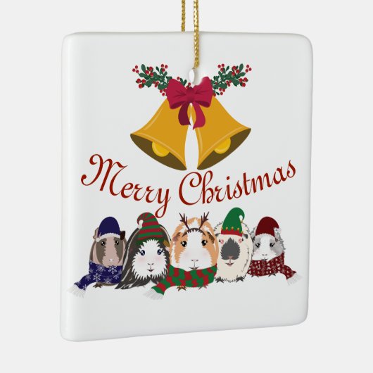 Kerstversiering Cavia's Keramisch Ornament (Rechts)