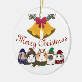 Kerstversiering Cavia's Keramisch Ornament (Links)