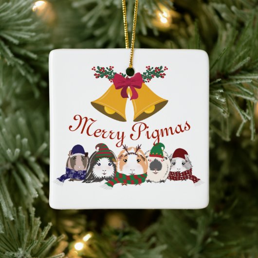 Kerstversiering Cavia's Keramisch Ornament (Boom)