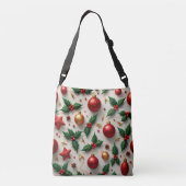 kerstversiering crossbody tas (Achterkant)