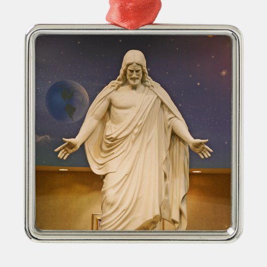 Kerstversiering: De Christus Metalen Ornament (Voorkant)