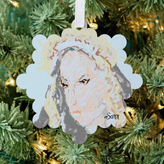 Kerstversiering: De Maagd Maria Ornament Kaart (Insitu (Drie))