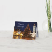 Kerstversiering, Dendermonde, België Feestdagen Kaart (Voorkant)