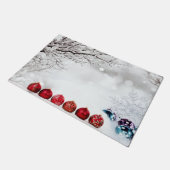 kerstversiering deurmat (Schuin)