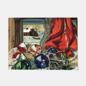 kerstversiering deurmat (Voorkant)