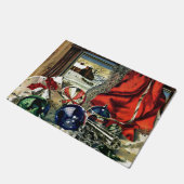 kerstversiering deurmat (Schuin)