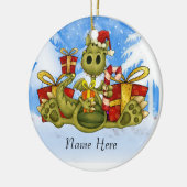 kerstversiering die je kunt personaliseren keramisch ornament (Links)