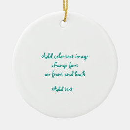 kerstversiering door Bonhovey voegt afbeelding/tek Keramisch Ornament