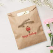 kerstversiering en bijkantoor  bedankzakje (Gezegeld)