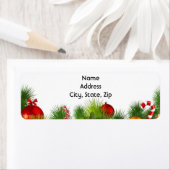 kerstversiering en groen label (Insitu)